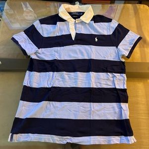 Ralph Lauren Polo Blue Stripe Size Large